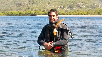 Sebastián Peri, el buzo protagonista de esta historia.