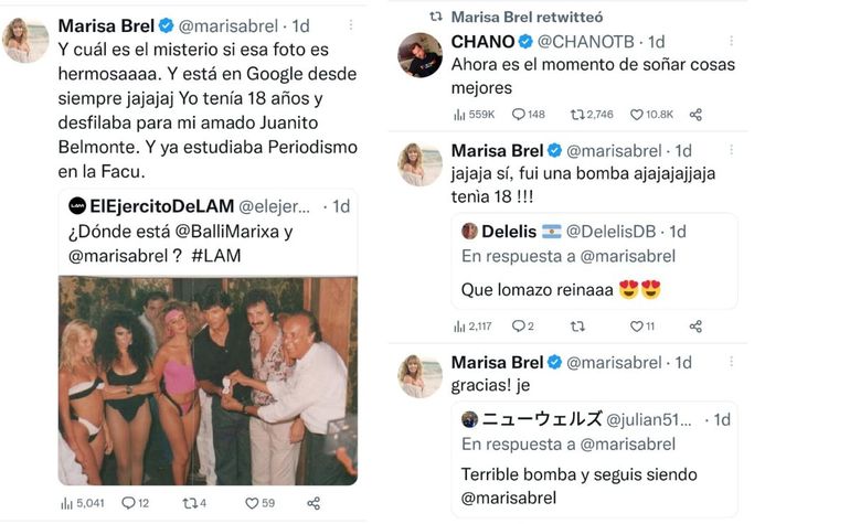 La panelista de Gran Hermano se divirtió con el recuerdo que recuperó El ejército de LAM del archivo.