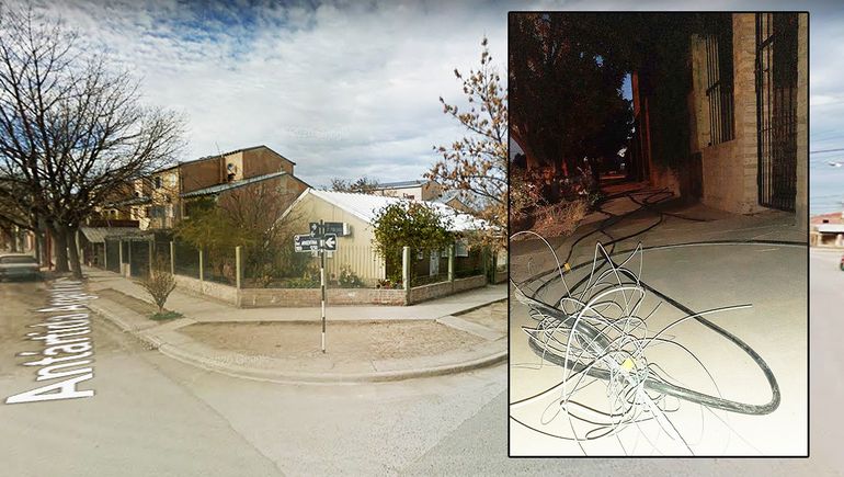 Tiene 14 años y lo atraparon robando cables con sus amigos