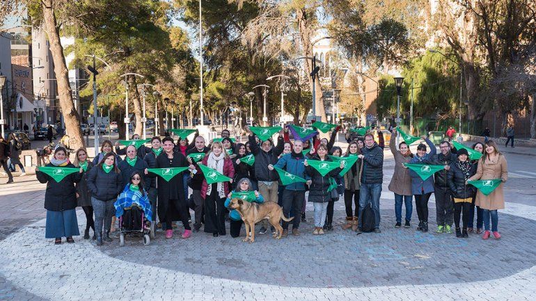 Hubo pañuelazos en Neuquén en la previa del debate por el aborto
