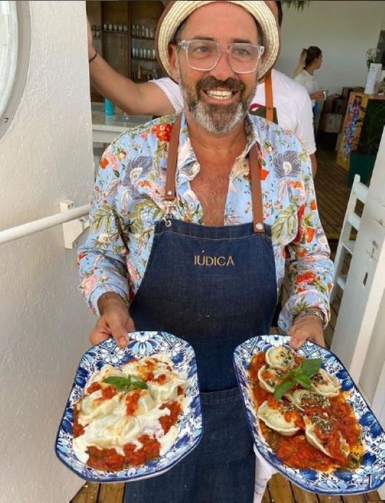 Mariano Iúdica está feliz con su nueva vida de empresario gastronómico. Mariano Iúdica está feliz con su nueva vida de empresario gastronómico.