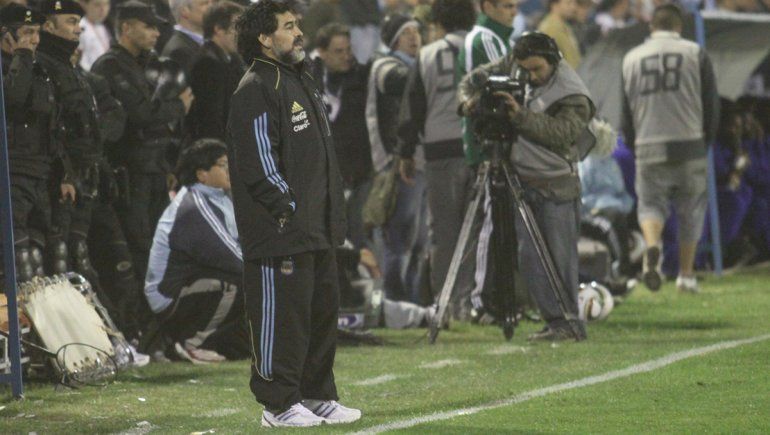 La noche en la que Maradona dirigió en Neuquén