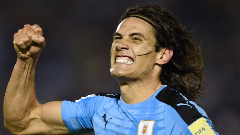 Edinson por dos en la victoria celeste ante Venezuela.