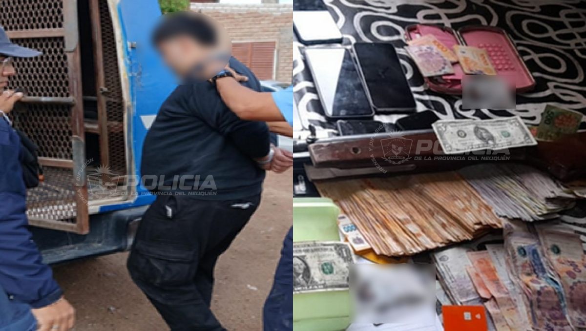 Los allanamientos en Centenario permitió secuestrar numerosos elementos
