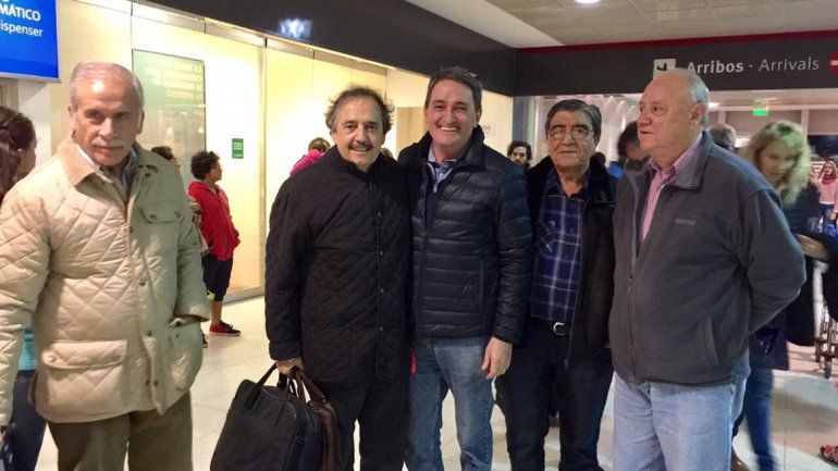 Ricardo Alfonsín llegó a Neuquén en apoyo a Alejandro Vidal.