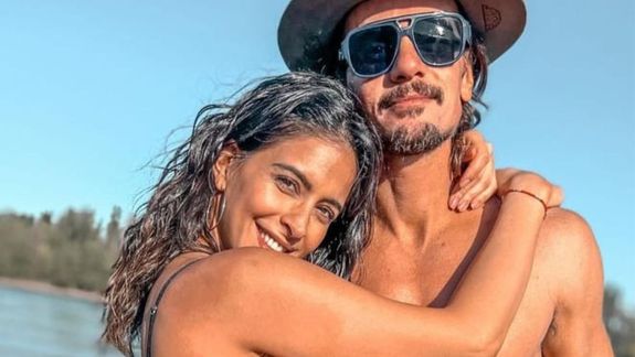 Celeste y Christian se tomaron un descanso de los preparativos de la boda y se fueron juntos a Brasil.