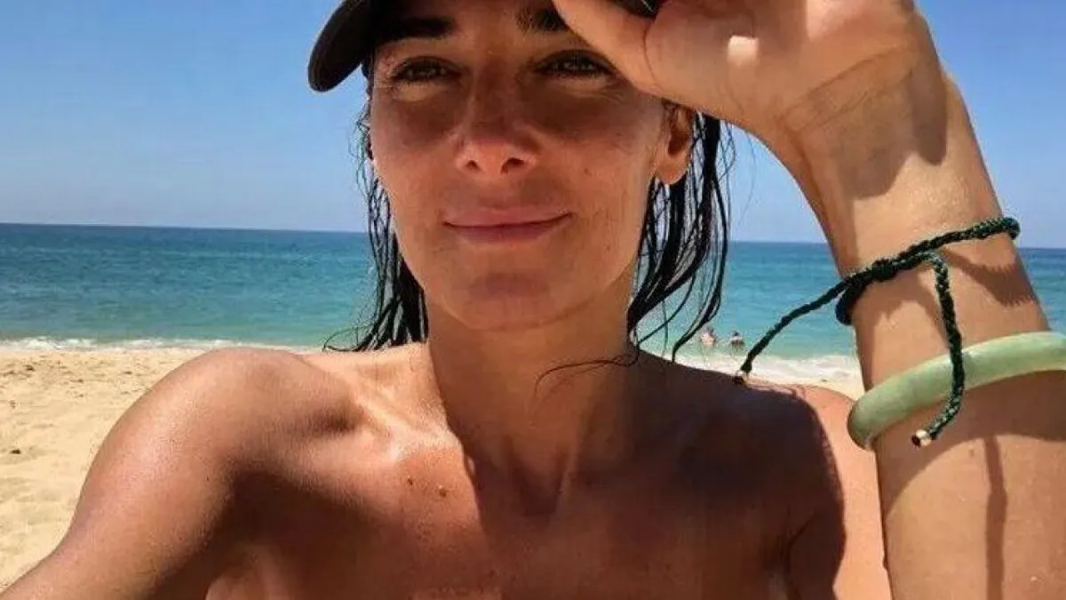 Juana Viale disfrutó de sus vacaciones en las Islas Baleares.
