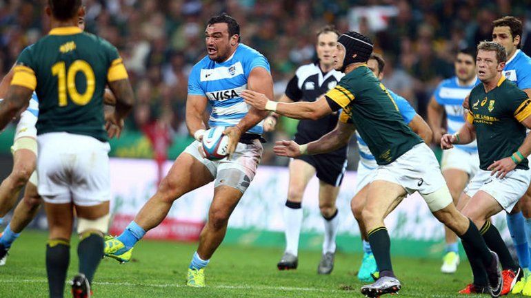 Sudáfrica derrotó a Los Pumas sobre el final