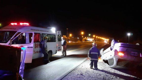 Cipoleño se salvó de milagro tras volcar sobre la Ruta 151