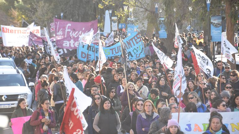 ATEN capital aseguró que el paro alcanzó el 90 % de los docentes
