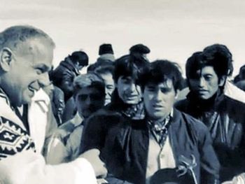 El Obispo Jaime De Nevares, siempre presente en las peregrinaciones de Neuquén. (Revista Más Neuquén)