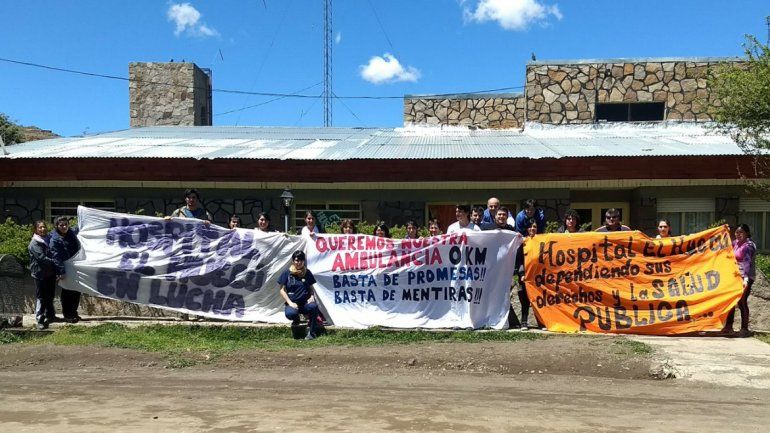 En El Huecú reclaman una ambulancia y las obras de ampliación