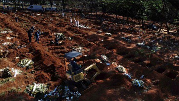 Brasil registró el récord de 1262 muertes en un día