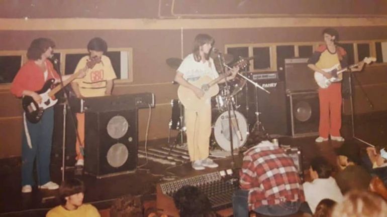 Fabián y su banda en Zakoga. Fabián y su banda en Zakoga.