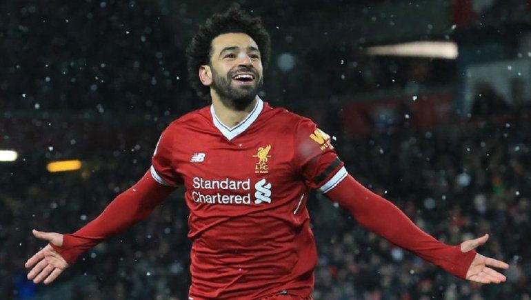 Mohamed Salah, goleador del Liverpool ante el City de Guardiola.