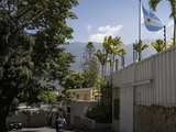 La embajada de la Argentina en Caracas.
