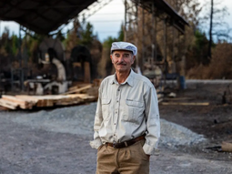 José Sirvent, conocido como Rulo en El Bolsón. Foto: gentileza José Sirvent, conocido como Rulo en El Bolsón. Foto: gentileza