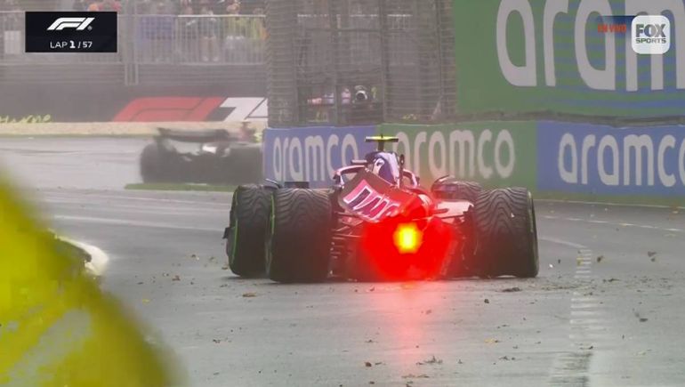 Video: así destrozó su auto Jack Doohan, el rival de Colapinto, en el GP de Australia de la F1