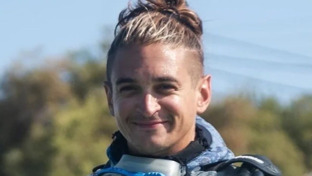 Juan Cruz Zanaboni, el buzo de Puerto Madryn accidentado.