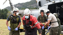 tragedia en el volcan lanin: dos muertos y dos heridos