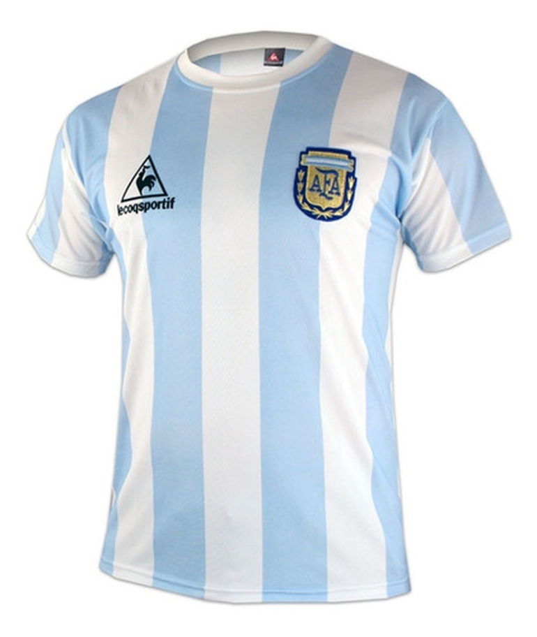 La camiseta de la Selección Argentina de 1986 La camiseta de la Selección Argentina de 1986
