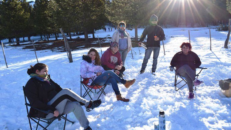 Andacollo también se muestra con su parque de nieve