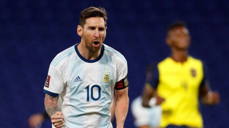 Ojalá Messi festeje esta noche con la selección.