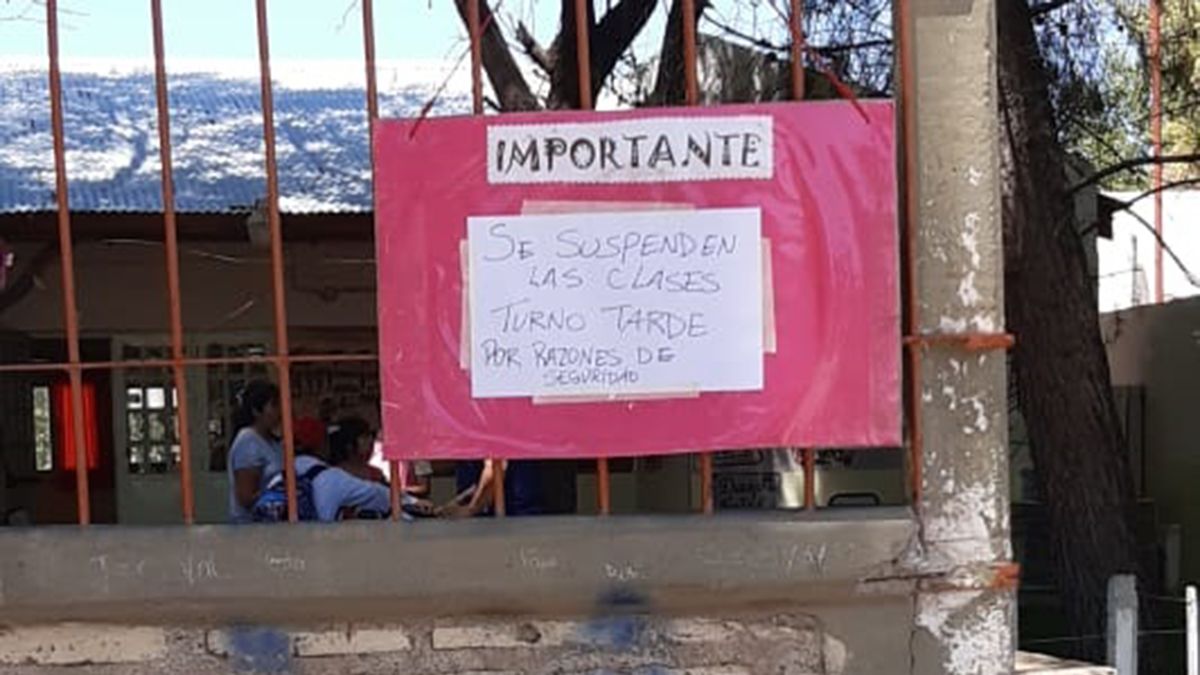 Por incidentes en Valentina, suspendieron las clases en las escuelas ...