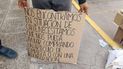La pareja llegó a la región junto a su pequeño y buscan ayuda para salir adelante. 