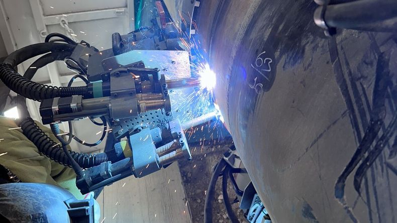 La soldadura automática permitió hacer historia en el VMOS. | LM Neuquen La soldadura automática permitió hacer historia en el VMOS.