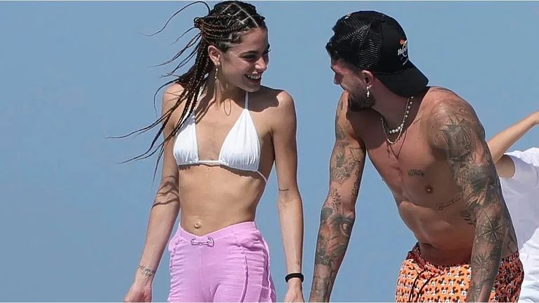 Rodrigo De Paul y Tini Stoessel Rodrigo De Paul y Tini Stoessel