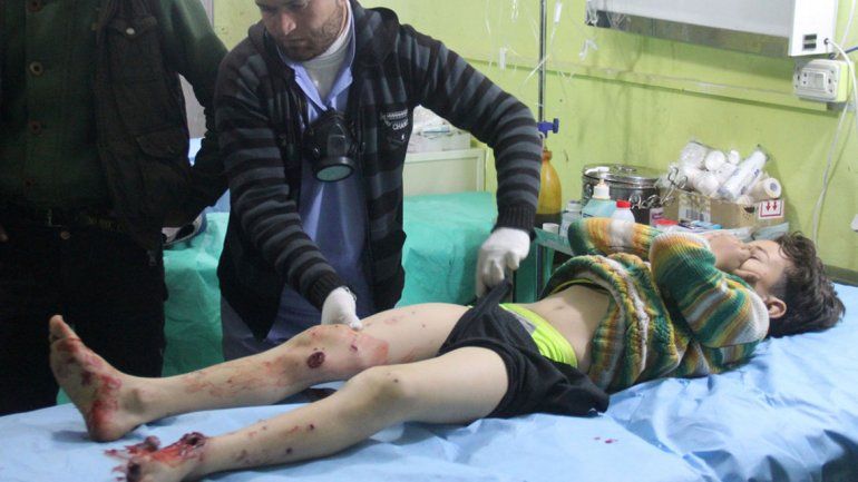 Defensa Civil siria denunció que hubo un ataque químico en Duma