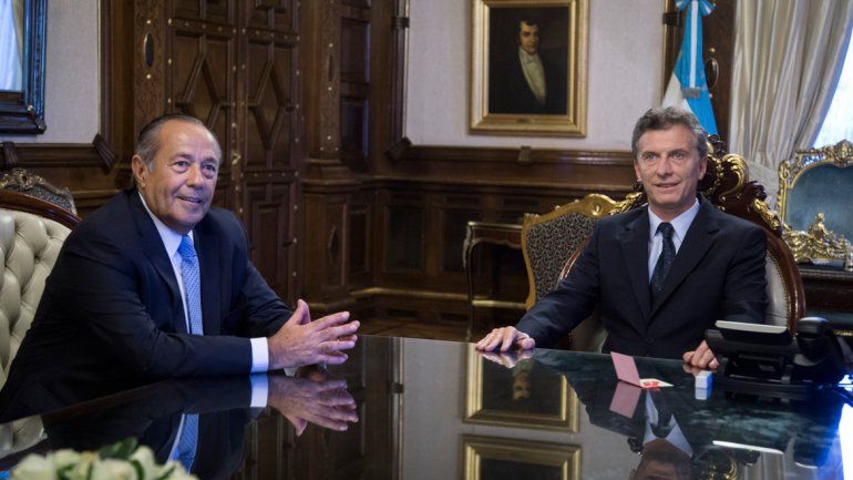Mauricio Macri recibió ayer en la Casa Rosada a Daniel Scioli