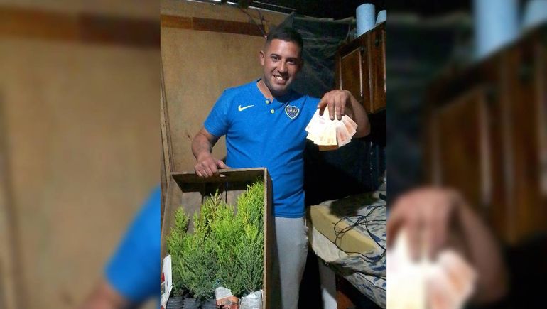 Iván el vendedor de plantas que vino hace un año de Buenos Aires y al que lo busca la familia.