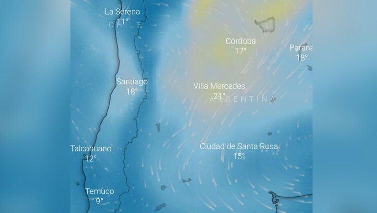 Por qué el cielo del Alto Valle tiene humo y polvo en suspensión