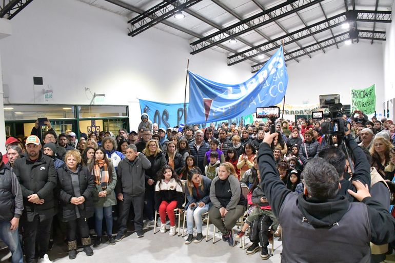 El acto que encabezó Ramón Rioseco en Monte Hermoso. El acto que encabezó Ramón Rioseco en Monte Hermoso.
