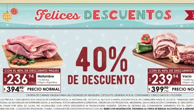 Estas eran las ofertas en vísperas de la Noche Nueva en 2019. Estas eran las ofertas en vísperas de la Noche Nueva en 2019.
