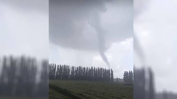 El tornado pasó por la zona rural de Luis Beltrán.&nbsp;