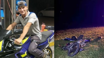 El joven motociclista murió en las últimas horas en Monte Hermoso