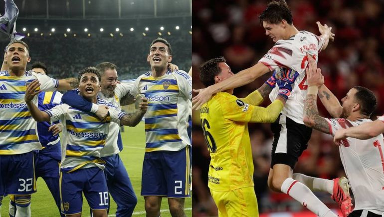 Boca y Estudiantes, atentos: cómo y cuándo juegan las finales de Sudamericana y Libertadores