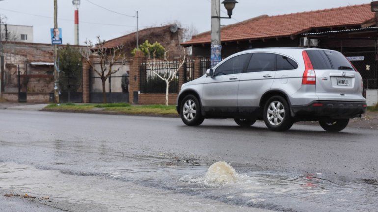 Ríos de agua por las calles