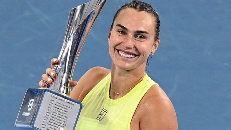 Sabalenka salió campeona en Brisbane y en el festejo apuró a su novio para casarse | LM Neuquen Sabalenka salió campeona en Brisbane y en el festejo apuró a su novio para casarse