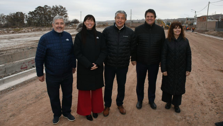 Mariano Gaido y Rolando Figueroa recorrieron la obra más importante del oeste