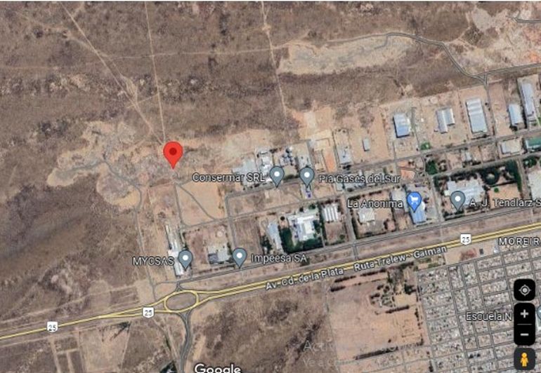 La junta vecinal de Chubut marcó en Google Maps la ubicación exacta de las bobinas de hilo y lo subió a su página web. La junta vecinal de Chubut marcó en Google Maps la ubicación exacta de las bobinas de hilo y lo subió a su página web. 