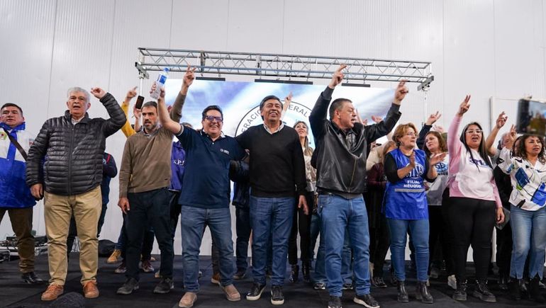 Dirigentes de la nueva conducción de la CGT Neuquén regularizada durante este 2025. Dirigentes de la nueva conducción de la CGT Neuquén regularizada durante este 2025.