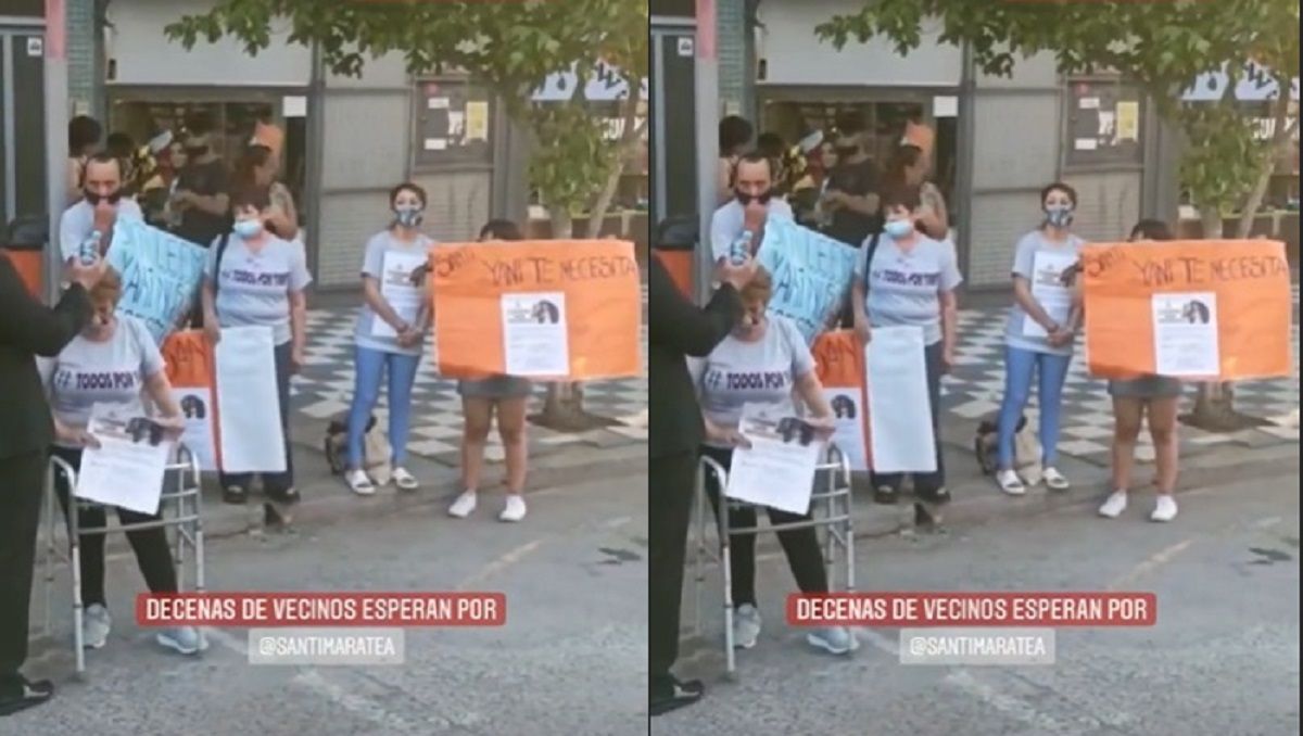 Decenas de vecinos esperan a Santi Maratea con otra misión solidaria
