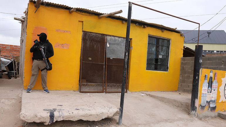 Uno de los domicilios allanados es la residencia del ex de Luciana Muñoz.&nbsp;