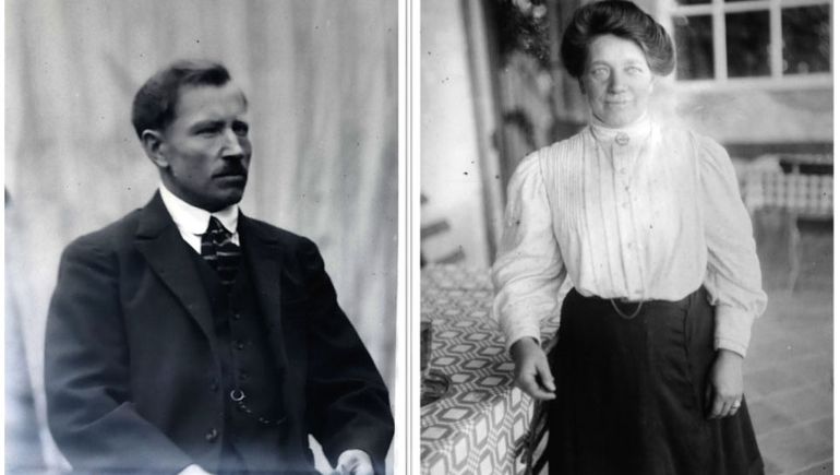 Emilio Fix y Anna Spatenka (Archivo: familia Vitale)