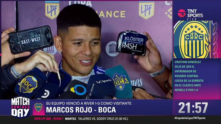 La picante chicana de Marcos Rojo para los hinchas de River