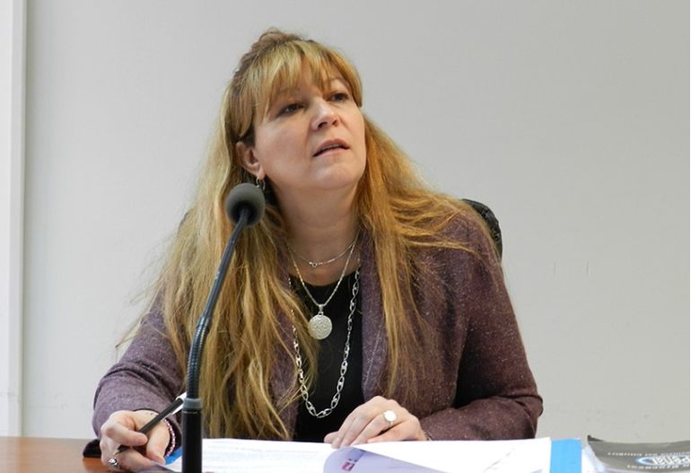 Stella Maris Eizmendi, jueza de Chubut. Stella Maris Eizmendi, jueza de Chubut.